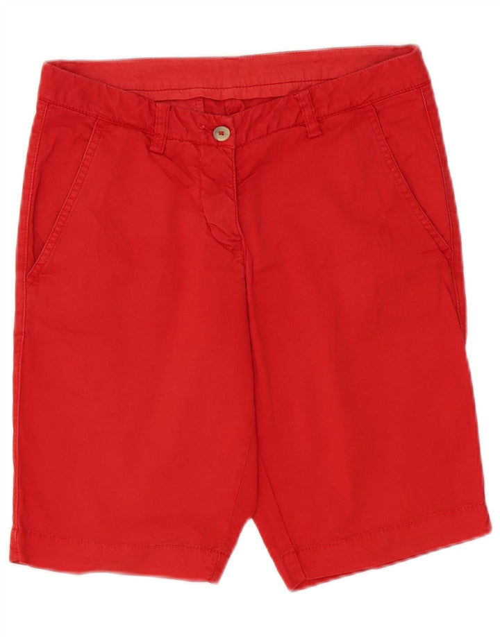 Kappa Womens Chino Shorts EU 38 Medium W28  Red Cotton