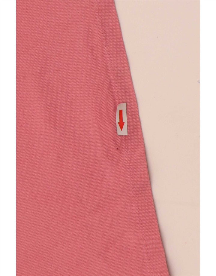 North Sails Womens Polo Shirt UK 12 Medium Pink
