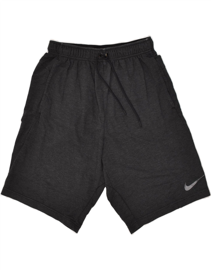 NIKE Mens Sport Shorts W28 Small Grey Viscose | Vintage Nike | Thrift | Second-Hand Nike | Used Clothing | Messina Hembry 