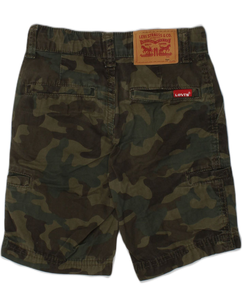 LEVI'S Boys Cargo Shorts 3-4 Years W20 Khaki Camouflage Cotton | Vintage Levi's | Thrift | Second-Hand Levi's | Used Clothing | Messina Hembry 