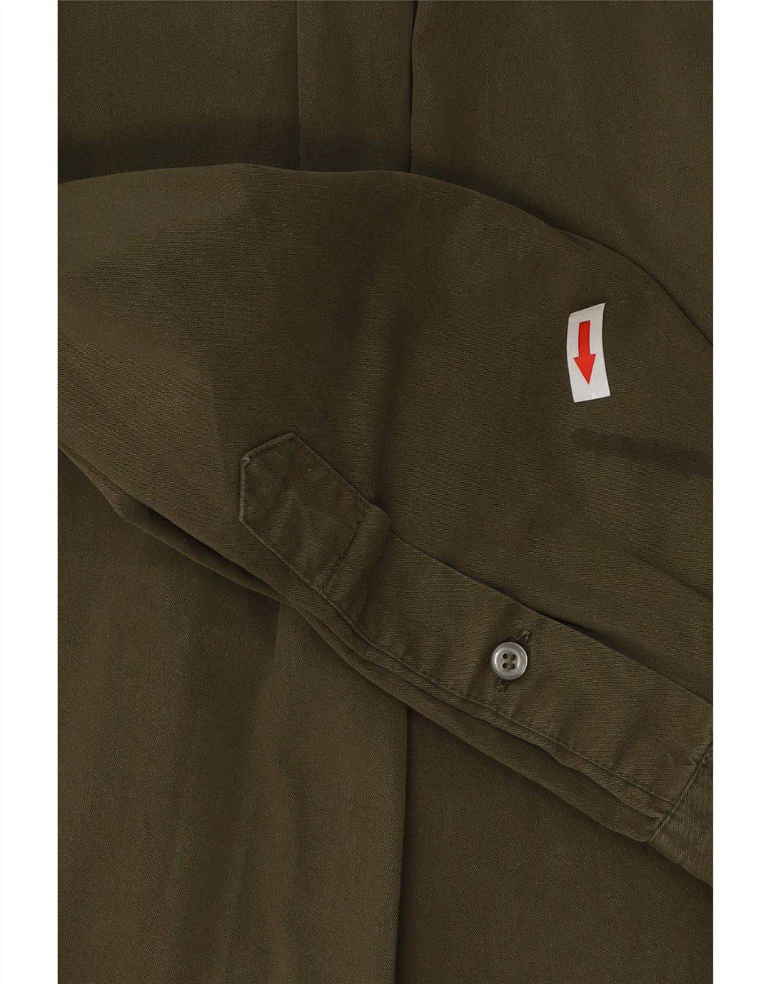 Murphy & Nye Mens Heritage Shirt Medium Khaki Cotton