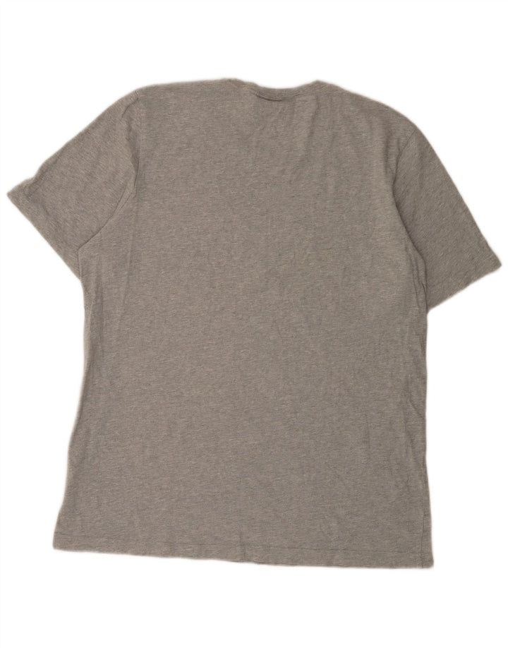 Adidas Mens Graphic T-Shirt Top Large Grey Cotton