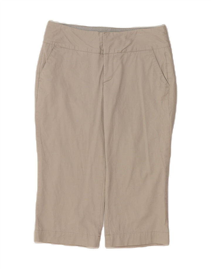 DOCKERS Womens Mid Rise Curvy Capri Trousers US 6 Medium W30 L18 Grey Vintage Dockers and Second-Hand Dockers from Messina Hembry 