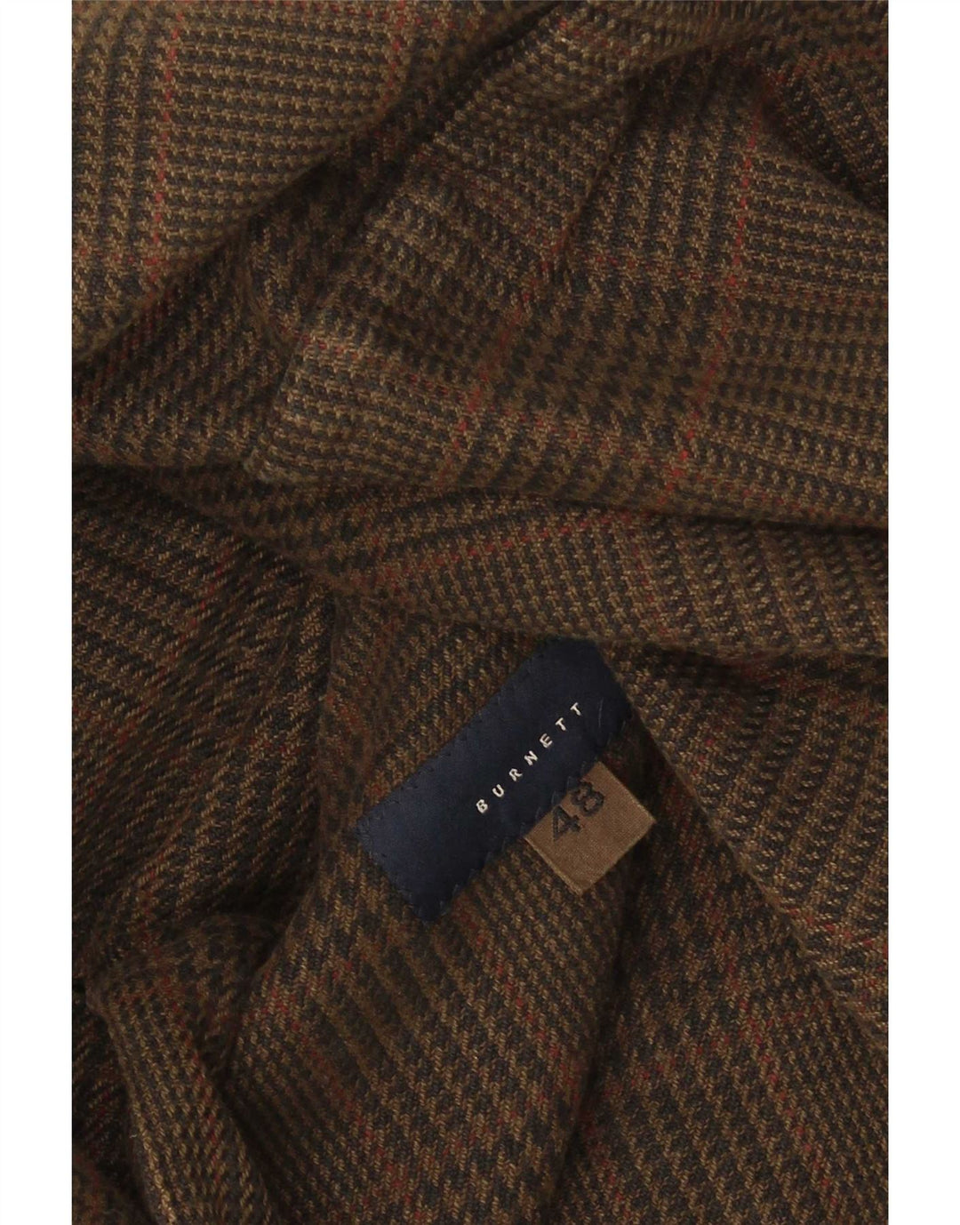 Vintage Mens 3 Button Blazer Jacket IT 48 Medium Brown Check