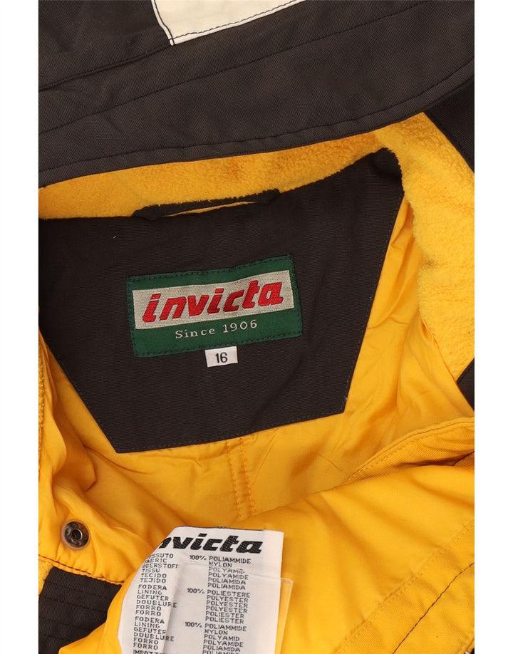 Invicta Boys Graphic Windbreaker Jacket 15-16 Years Black Polyamide