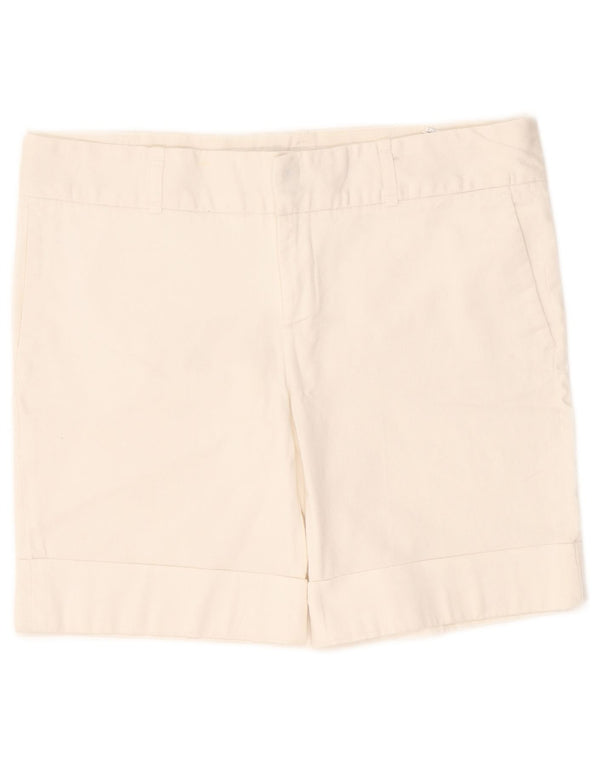 Zara Womens Chino Shorts EU 40 Medium W30  White Cotton