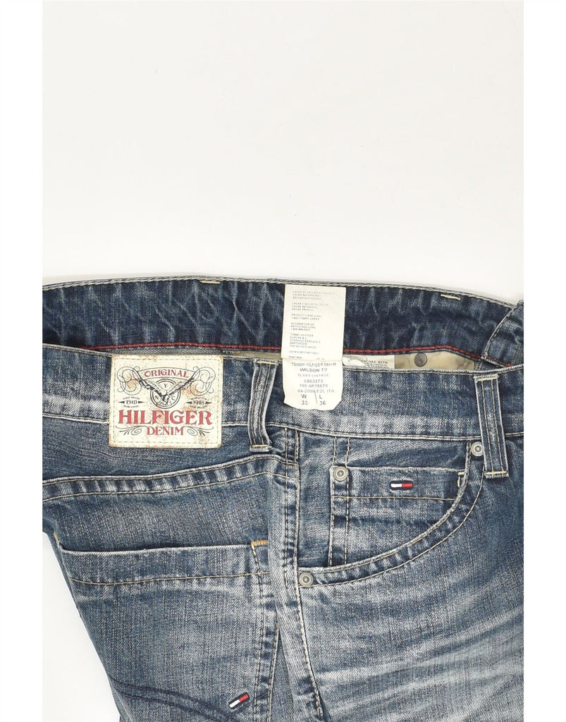 TOMMY HILFIGER Mens Wilson Straight Jeans W33 L36  Blue Cotton | Vintage Tommy Hilfiger | Thrift | Second-Hand Tommy Hilfiger | Used Clothing | Messina Hembry 