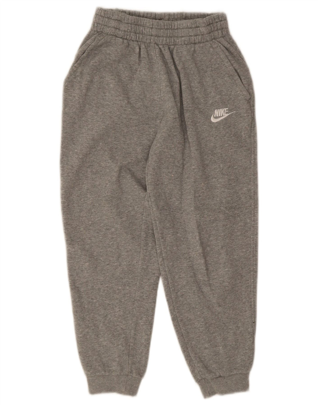 Nike Boys Tracksuit Trousers Joggers 10-11 Years Medium Grey Cotton