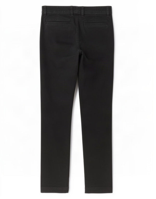 Gap Mens Skinny Chino Trousers W34 L34 Black Cotton