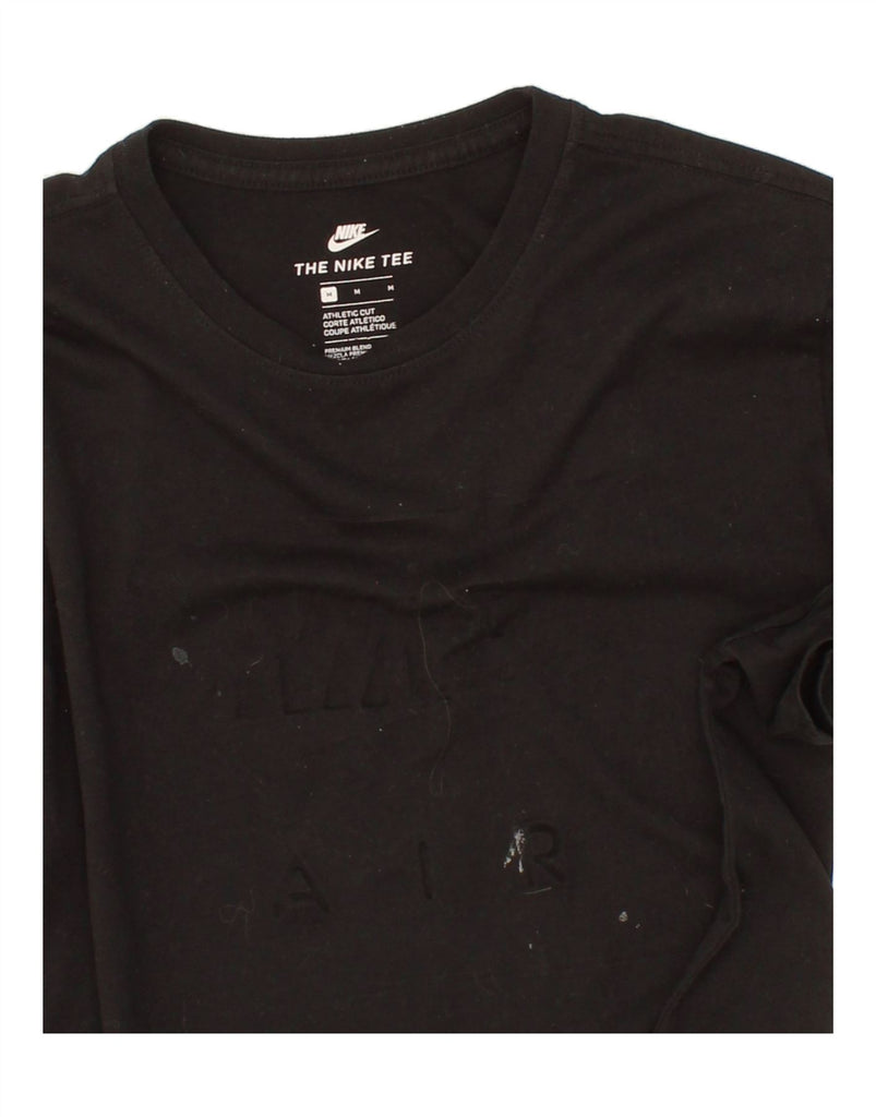 NIKE Mens Graphic T-Shirt Top Medium Black Vintage Nike and Second-Hand Nike from Messina Hembry 