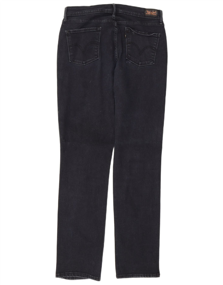 LEVI'S Womens 512 Skinny Jeans US 12 Large W31 L32 Navy Blue