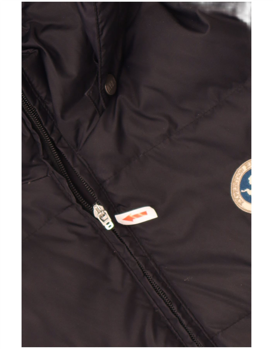 Napapijri Mens Hooded Padded Jacket UK 38 Medium Black