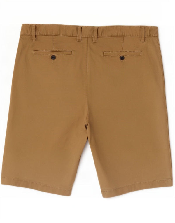 Jack Wills Mens Slim Fit Chino Shorts W34 Large Beige Cotton