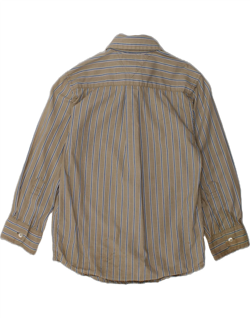 TOMMY HILFIGER Boys Shirt 4-5 Years XS  Beige Striped | Vintage Tommy Hilfiger | Thrift | Second-Hand Tommy Hilfiger | Used Clothing | Messina Hembry 