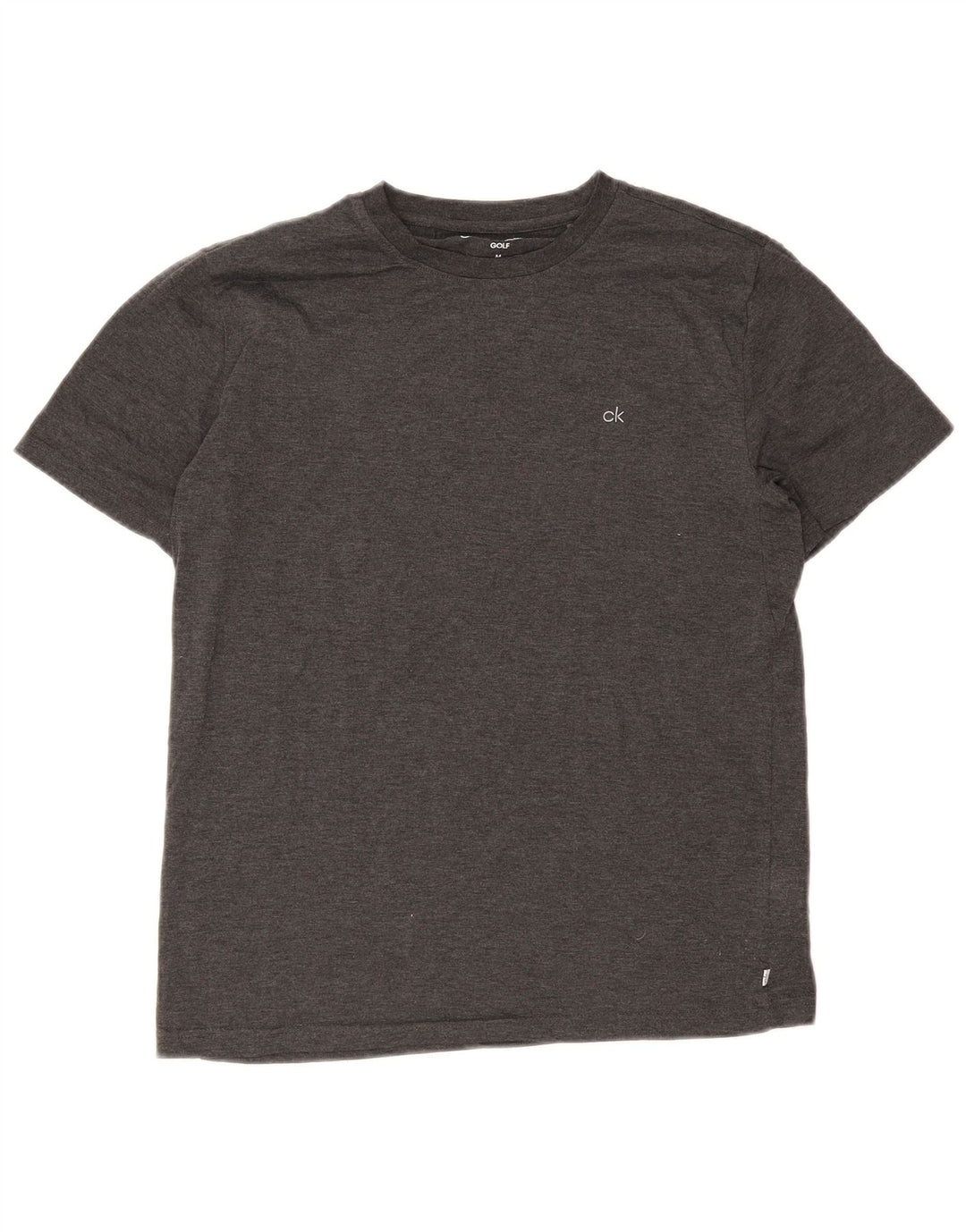 Calvin Klein Mens T-Shirt Top Medium Grey Polyester