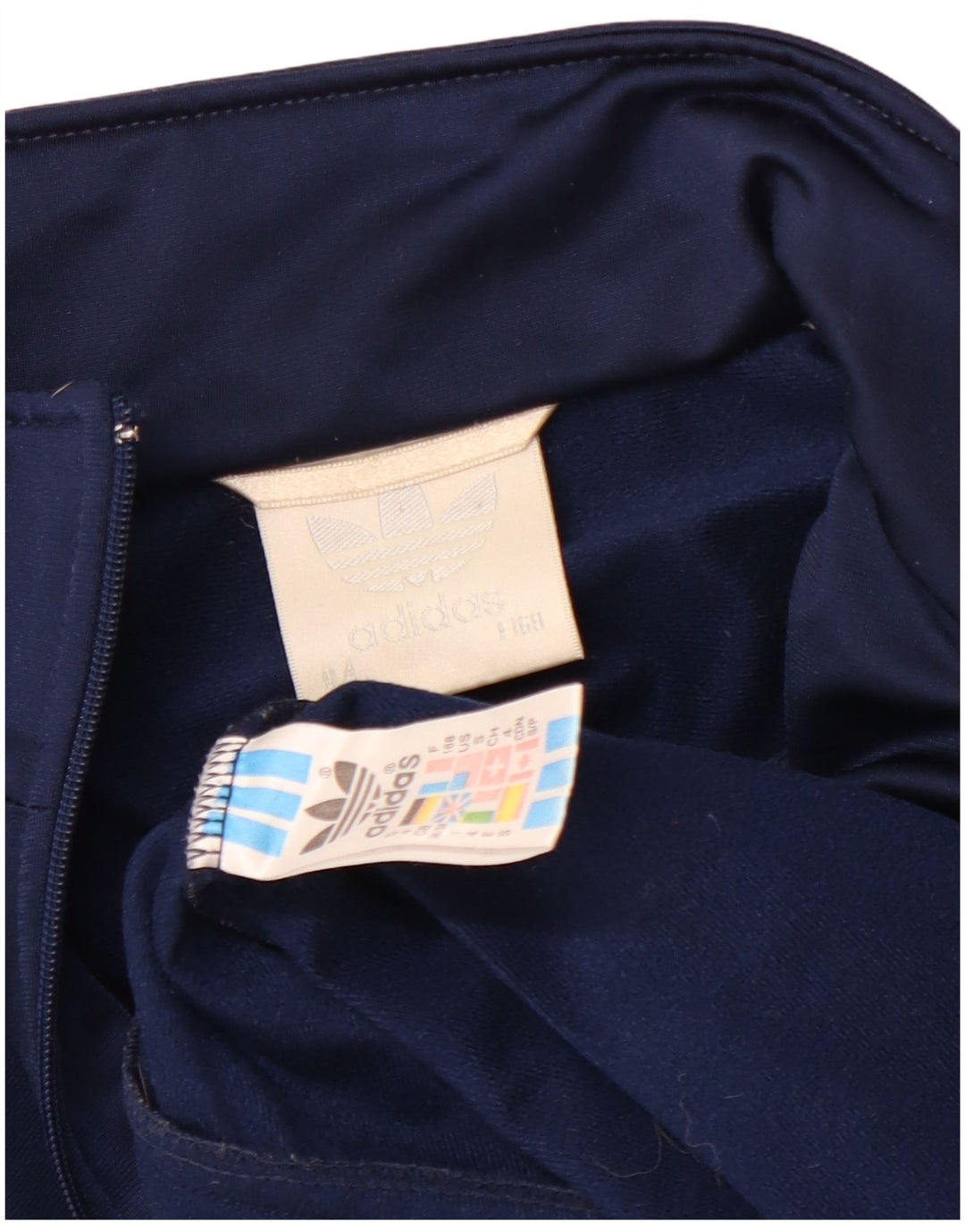 Adidas Mens Loose Fit Tracksuit Top Jacket UK 36/38 Small Navy Blue