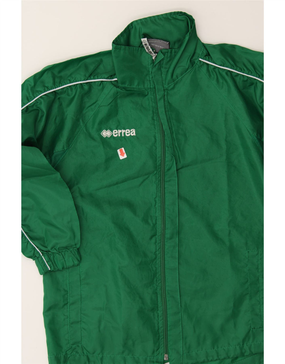 ERREA Girls Tracksuit Top Jacket 13-14 Years Green Polyester Vintage Errea and Second-Hand Errea from Messina Hembry 