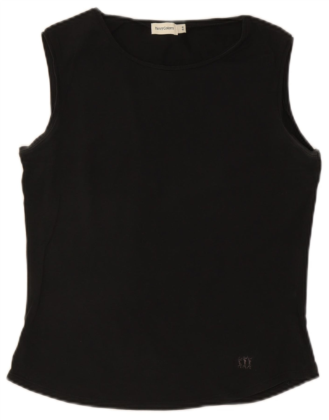 Henry Cottons Womens Vest Top IT 44 Medium Black