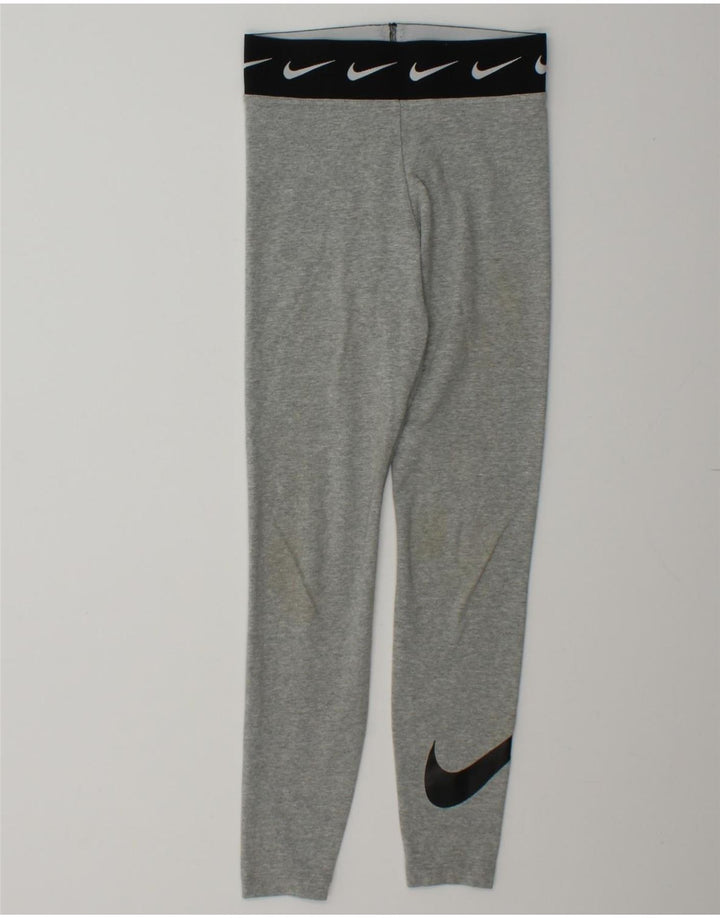 NIKE Womens Graphic Leggings UK 6 XS  Grey Cotton Vintage Nike and Second-Hand Nike from Messina Hembry 