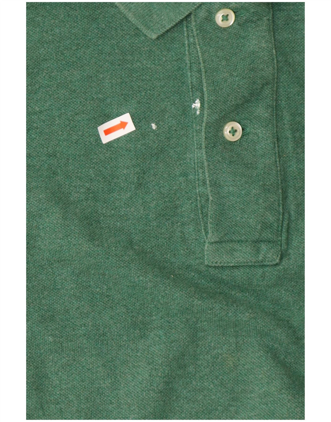 POLO RALPH LAUREN Mens Long Sleeve Polo Shirt Medium Green Cotton
