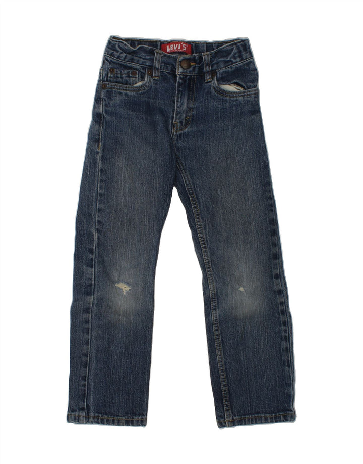 LEVI'S Boys 511 Distressed Skinny Jeans 5-6 Years W22 L19 Blue Cotton | Vintage Levi's | Thrift | Second-Hand Levi's | Used Clothing | Messina Hembry 