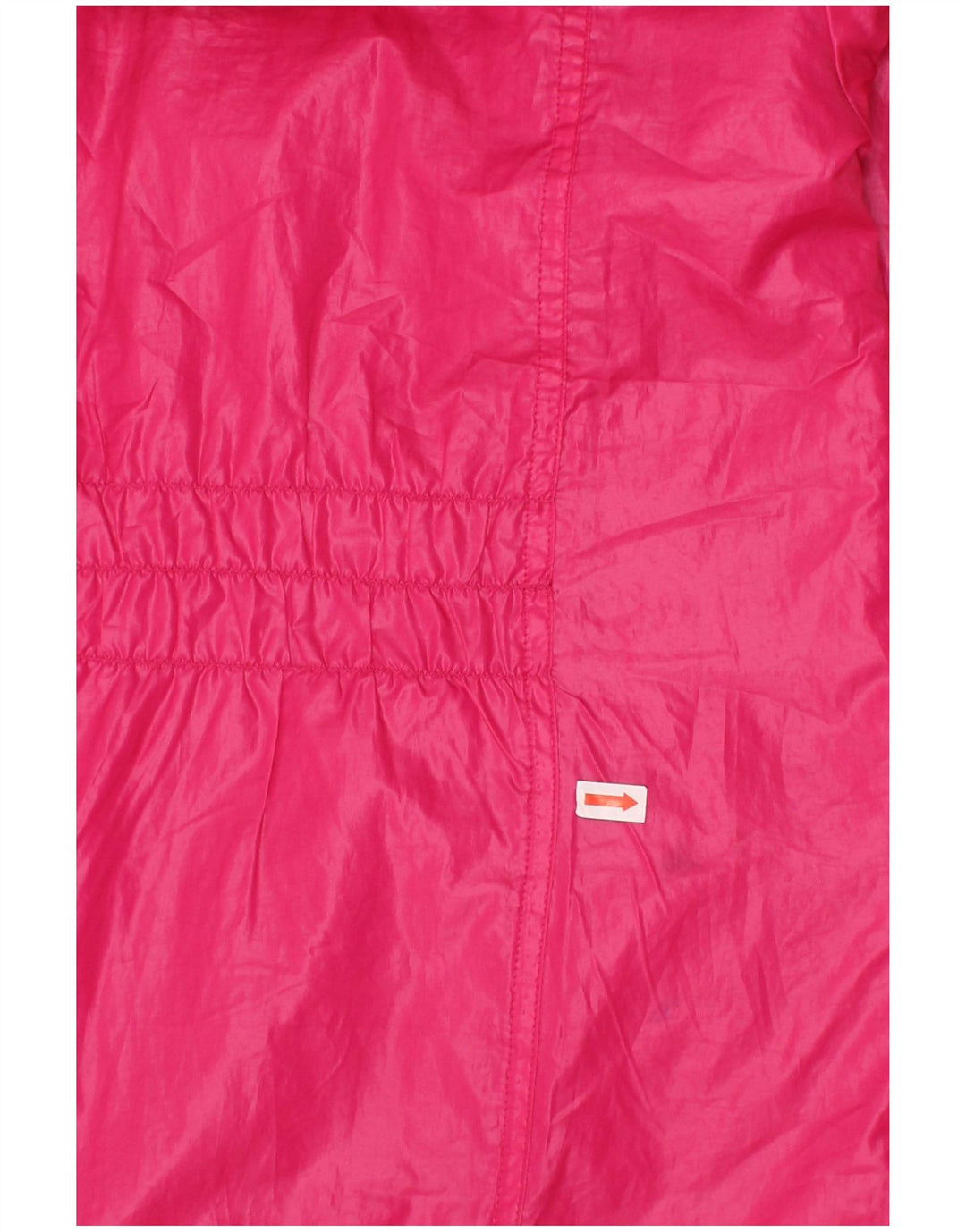 CHAMPION Girls Hooded Windbreaker Jacket 9-10 Years Pink Polyester