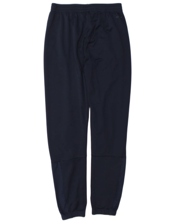 Adidas Boys Tracksuit Trousers Joggers 15-16 Years  Navy Blue Polyester