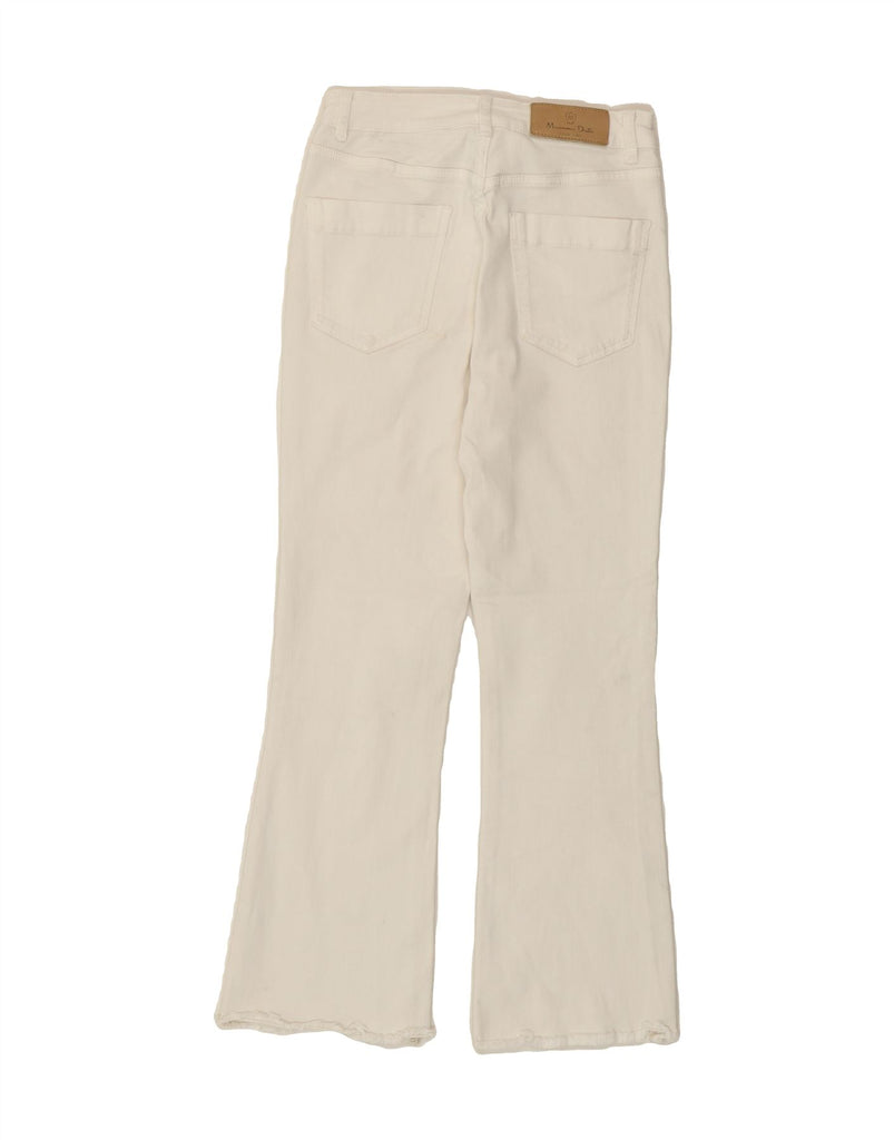 MASSIMO DUTTI Womens Bootcut Jeans EU 36 XS W26 L25 White Vintage Massimo Dutti and Second-Hand Massimo Dutti from Messina Hembry 