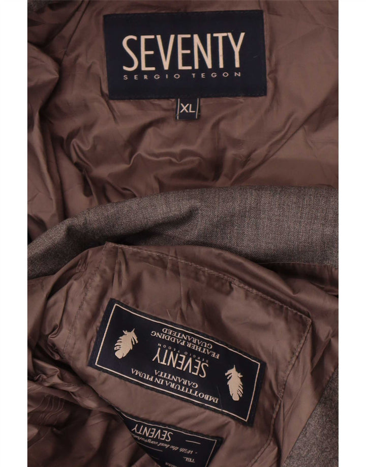 Seventy Womens Padded Jacket UK 18 XL Grey