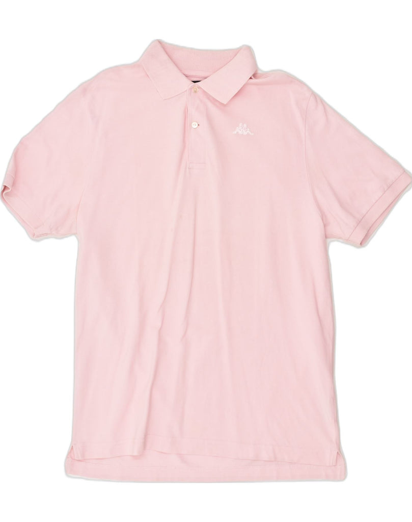 KAPPA Mens Polo Shirt Large Pink Cotton | Vintage Kappa | Thrift | Second-Hand Kappa | Used Clothing | Messina Hembry 