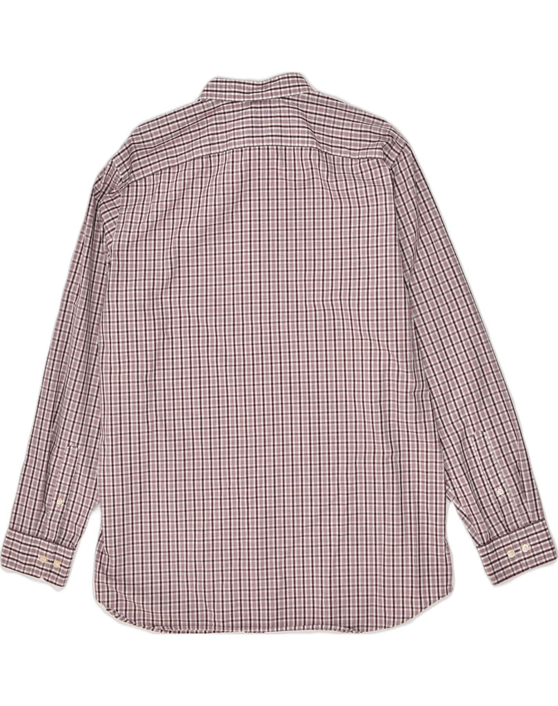 BANANA REPUBLIC Mens Standard Fit Shirt Size 17 17 1/2 XL Pink Check | Vintage Banana Republic | Thrift | Second-Hand Banana Republic | Used Clothing | Messina Hembry 