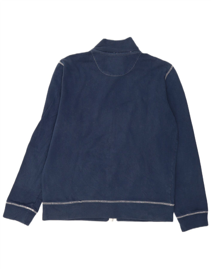 GAUDI Womens Graphic Tracksuit Top Jacket UK 20 2XL Navy Blue