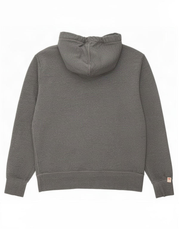 Superdry Mens Graphic Hoodie Jumper 3XL Grey Flecked Cotton