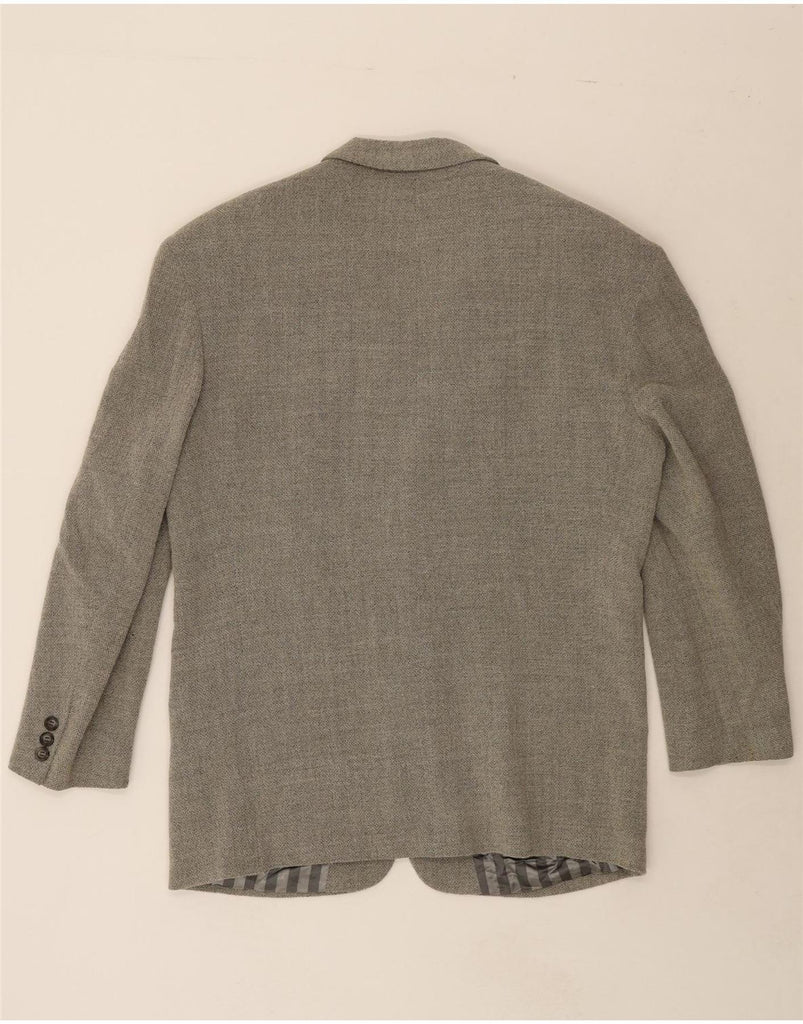 VITTORIO VENETO Mens 3 Button Blazer Jacket IT 48 Medium Grey Wool Vintage Vittorio Veneto and Second-Hand Vittorio Veneto from Messina Hembry 