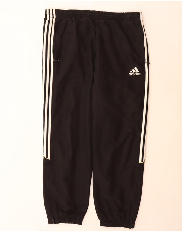 Adidas Mens Tracksuit Trousers Joggers UK 42/44 Large  Black Polyester