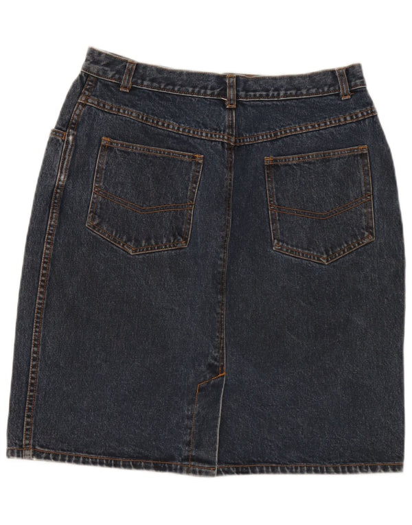 Jinglers Womens Denim Skirt EU 44 Large W32 Blue Cotton