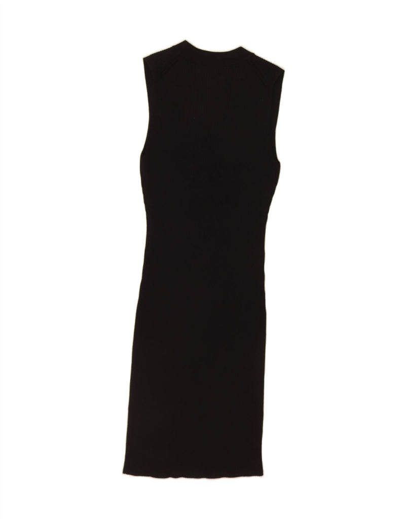 MICHAEL KORS Womens Knit Sleeveless Bodycon Dress UK 10 Small Black Vintage Michael Kors and Second-Hand Michael Kors from Messina Hembry 