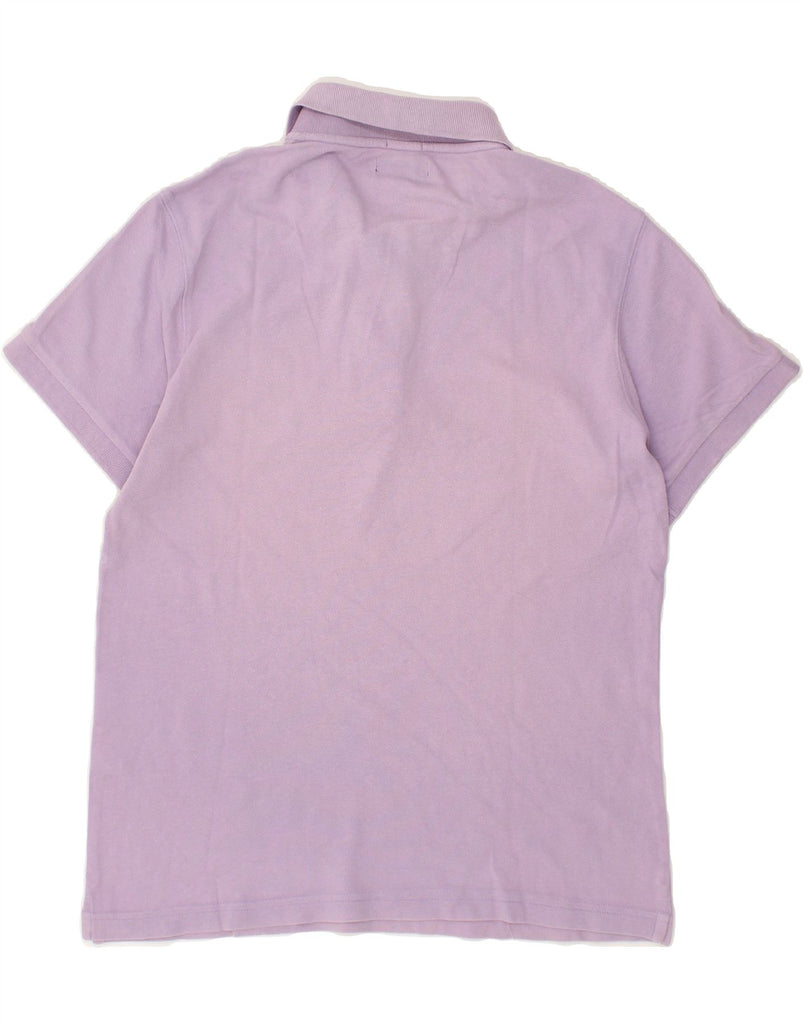 MARLBORO CLASSICS Mens Slim Fit Polo Shirt Medium Purple Cotton | Vintage Marlboro Classics | Thrift | Second-Hand Marlboro Classics | Used Clothing | Messina Hembry 