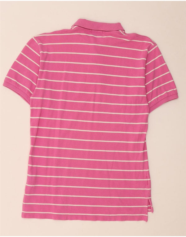 Polo Ralph Lauren Boys Polo Shirt 15-16 Years XL Pink Striped Cotton