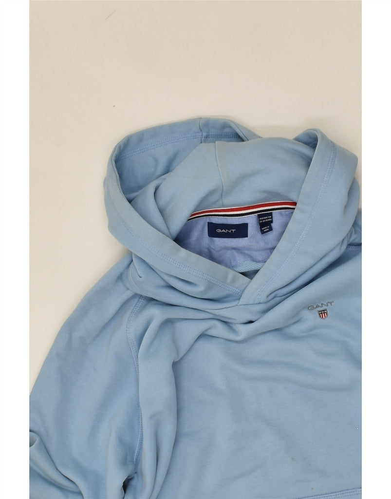 GANT Boys Hoodie Jumper 13-14 Years Blue Cotton | Vintage Gant | Thrift | Second-Hand Gant | Used Clothing | Messina Hembry 