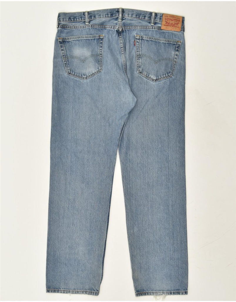 LEVI'S Mens 505 Straight Jeans W40 L34 Blue Cotton | Vintage Levi's | Thrift | Second-Hand Levi's | Used Clothing | Messina Hembry 