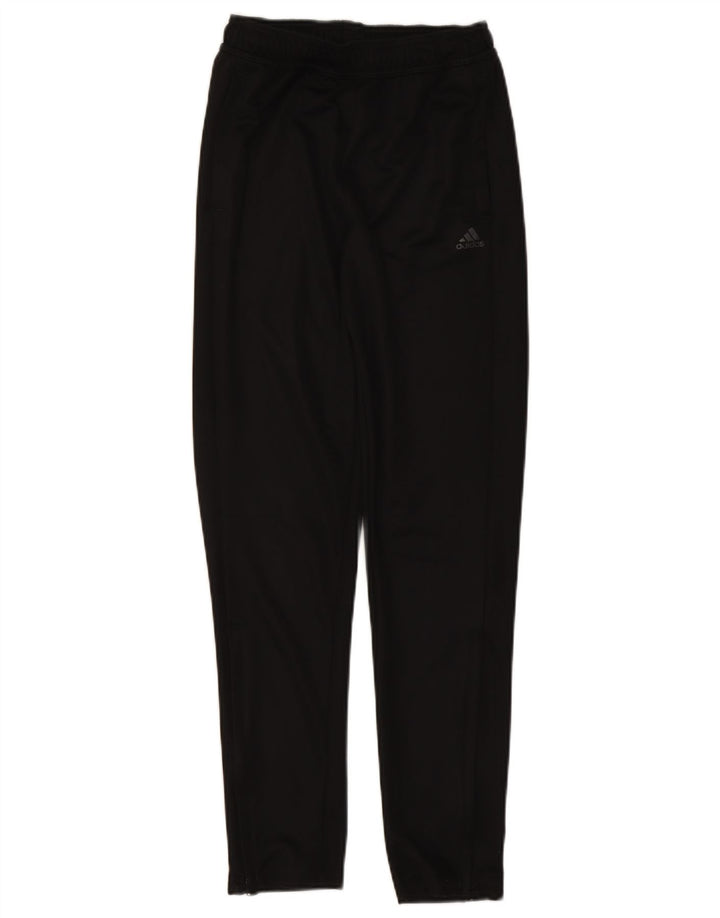 Adidas Boys Aeroready Tracksuit Trousers 13-14 Years Black Polyester