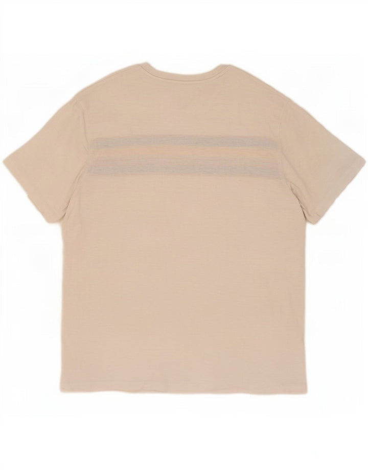 Fat Face Mens T-Shirt Top 2XL White Colourblock Cotton