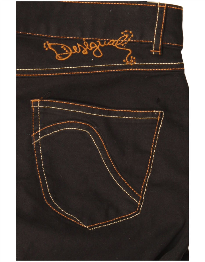 Desigual Womens Slim Casual Trousers W30 L30 Black