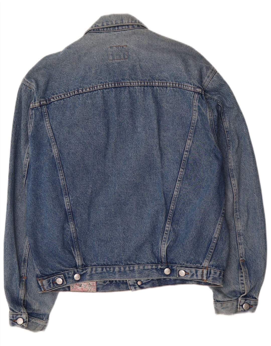 Rifle Mens Denim Jacket UK 40 Large Blue Cotton