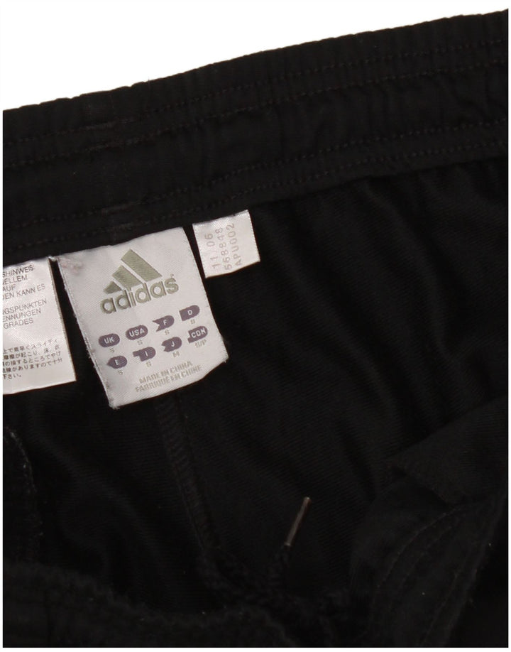 Adidas Mens Tracksuit Trousers Small  Black Polyester
