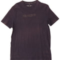 Guess Mens Regular Graphic T-Shirt Top Large Navy Blue Cotton