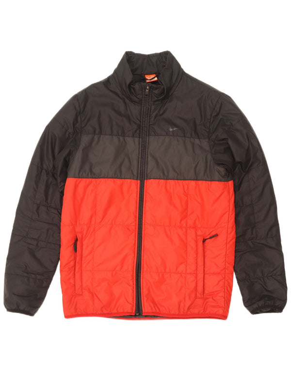 Nike Mens Padded Jacket UK 36 Small Black Colourblock Polyester