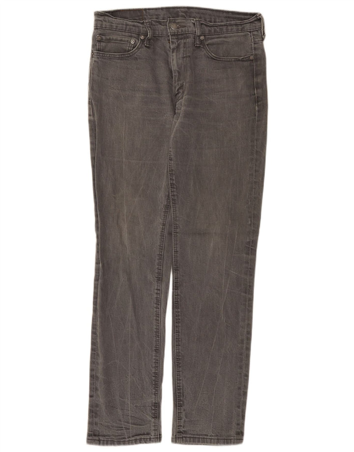 Levi's Mens 541 Tapered Jeans W33 L31 Grey Cotton