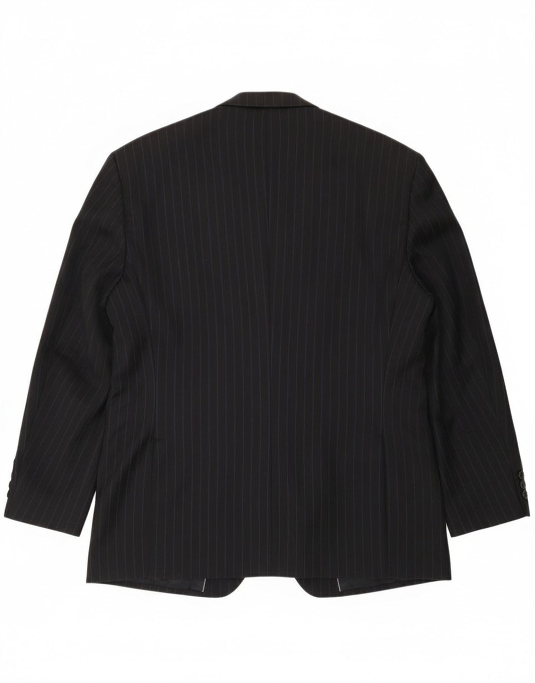 Pierre Cardin Mens 2 Button Blazer Jacket UK 44 2XL Navy Blue Pinstripe